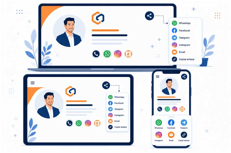 Encabezado o slider de LinkCards